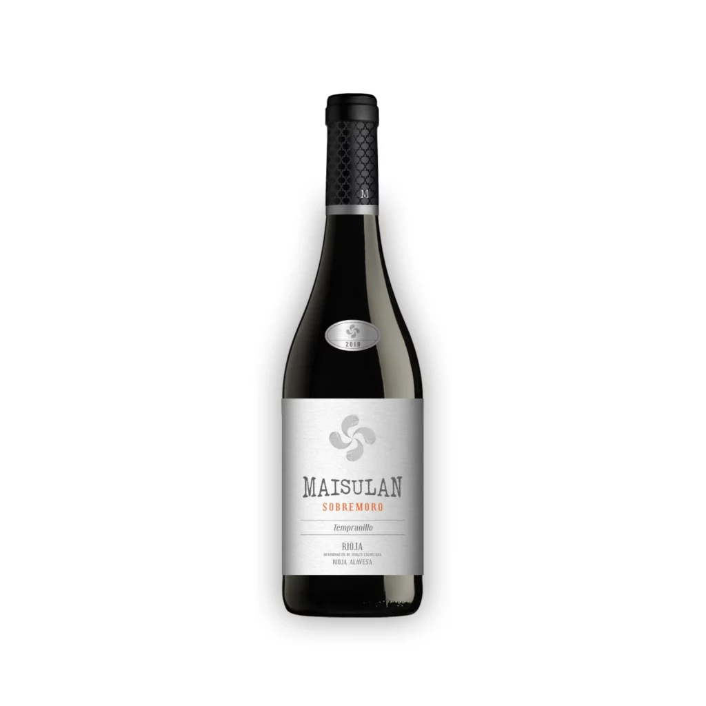 Botella de vino Maisulan Sobremoro